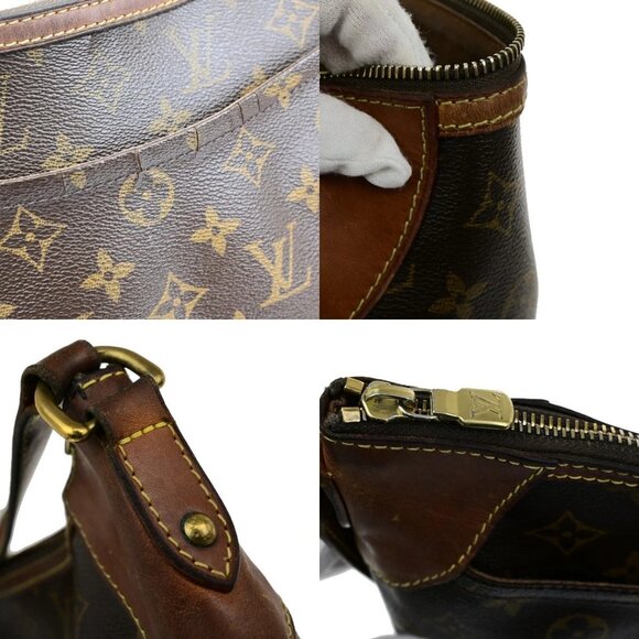 LOUIS VUITTON Odeon MM Shoulder Bag Monogram Leather Brown France M56389 65YG851 - Picture 9 of 16